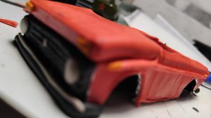 нива 2121 из пластилина