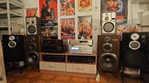 Обзор и слушаем акустику Technics SB-6 на усилителе Trio KA-8700, немного поговорим между композиция