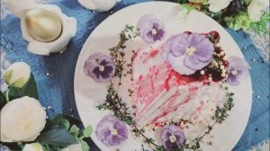 Пересаживаю мою пеларгонию!Она дала корешки! Ура! Делаем букетик на Пасху! Сливочная Пасха с вишней!