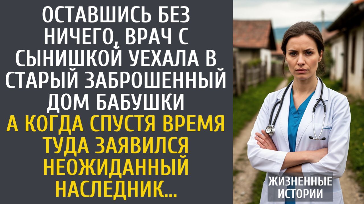 истории из жизни Оставшись без ничего, врач с сынишкой уехала в старый заброшенный дом бабушки…