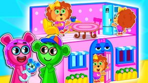 56 Маша и Леопольд. Кукольный домик - Мультик для детей