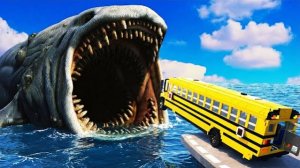 МАШИНЫ ПРОТИВ МОРОСКОГО МОНСТРА BRIDGE BLOOP (ИГРА TEARDOWN)