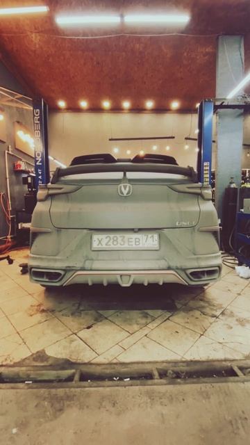 Кастомный выхлоп на чанган в Туле