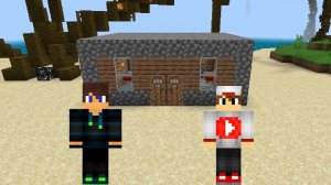 Новое выжывание на острове с Лисёнком день-5 в майнкрафт {Белчёнок}