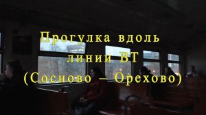 Прогулка вдоль линии ВТ (Сосново - Орехово)