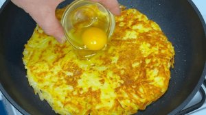 Просто натрите Картошку и добавьте 2 Яйца — быстрый и невероятно вкусный ужин!