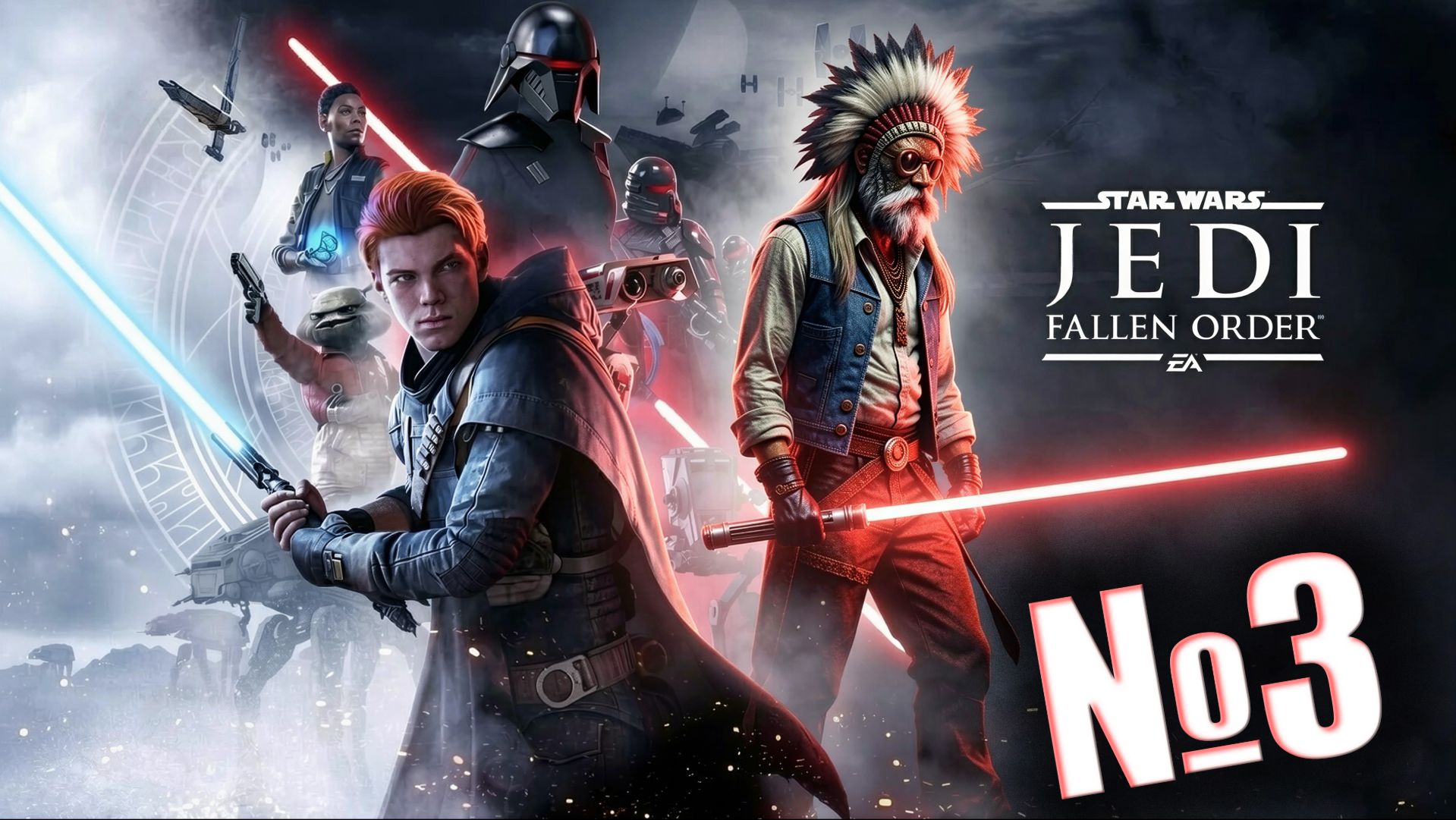 Star Wars Jedi: Fallen Order Ч-3 Играем с комм на ПК в формате21:9🖥️