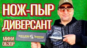 Мини обзор: новый нож Диверсант.
