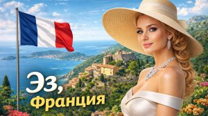 Пешая экскурсия по Эзу, Франция в формате 4K 🇫🇷