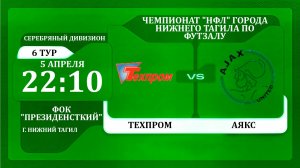 05.04.26 Техпром - Аякс | НФЛ 5х5 | 6 тур Серебряный дивизион