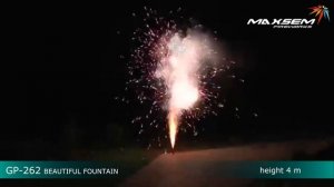 Уличный конусный фонтан GP 262   BEAUTIFUL FOUNTAIN большой с треском   время работы 45 сек    высот