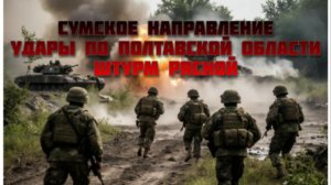 Новости СВО Сегодня- Сумское направление Удары по Полтавской области  Штурм Рясной
