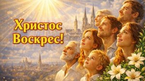 Христос Воскрес! 🌿 Тёплое поздравление с Пасхой (музыкальное)