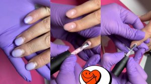 Укрепление Жидким ПолиГелем/Розовый Топ