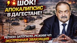 💥ШОК! АПОКАЛИПСИС В ДАГЕСТАНЕ! РЕГИОН ЗАТОПИЛО..РЕЖИМ ЧП ИДУТ АРЕСТЫ МИНИСТРОВ