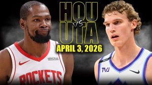 04.04.2026 | ОБЗОР МАТЧА | Хьюстон Рокетс - Юта Джаз | Highlights
