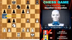 Stockfish 18 сыграл против своей старой версии Stockfish 17.1 в недавней партии Партия Stockfish р