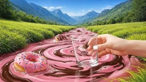 🌊💧✨ AI ASMR | Бесконечный поток и энергия речных каскадов 🌀💫