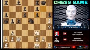 Stockfish18продемонстрировалблестящиеловушкивдебютепротивAlphaZeroв2026годуStockfishпротивAlphaZeroр