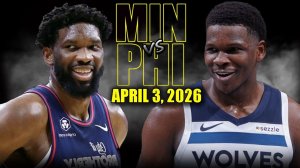 04.04.2026 | ОБЗОР МАТЧА | Филадельфия Сиксерс - Миннесота Тимбервулвз | Highlights