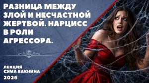 РАЗНИЦА МЕЖДУ ЗЛОЙ И НЕСЧАСТНОЙ ЖЕРТВОЙ. НАРЦИСС В РОЛИ АГРЕССОРА.