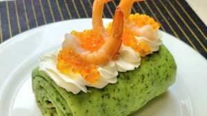 ВОСТОРГ! ШИКАРНАЯ ЗАКУСКА на ПРАЗДНИЧНЫЙ СТОЛ! БЛИННЫЙ РУЛЕТ с рыбой! Понравится всем!