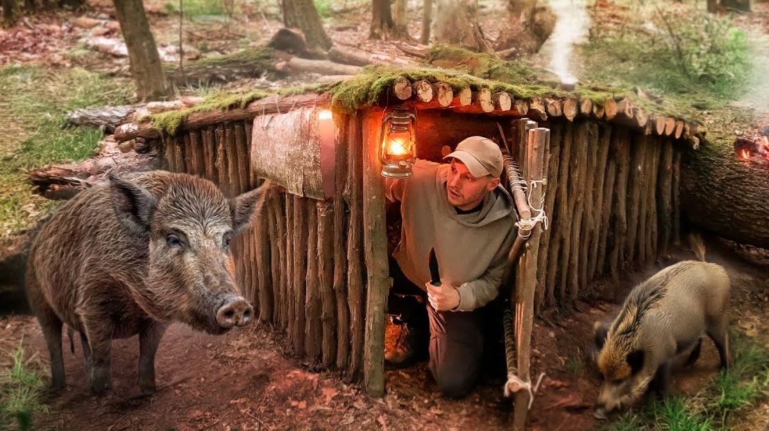 Ручное строительство, ремесло и жизнь у костра.