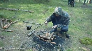 ПОЛЕВАЯ КУХНЯ БУШКРАФТ- ГОТОВИМ В ЛЕСУ СУП ДАЧНЫЙ КУРИНЫЙ