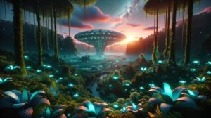 Bioluminecent - Glowing Planet Exploration - Deep Ambient Relaxation