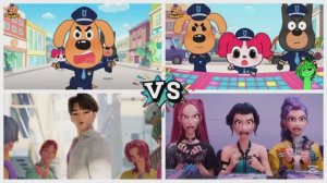 ШЕРИФ ЛАБРАДОР И ОХОТНИКИ НА ДЕМОНОВ: Эксклюзивная Битва в Ритме К-ПОП 🐾 КРУТОЙ МУЛЬТИК