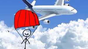 новый мем чел с парашютом 7.000