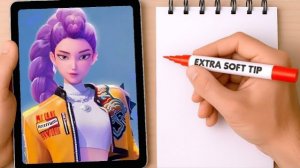 РИСУЕМ JINU КАК ОХОТНИКА НА ДЕМОНА В РАЗНЫХ СТИЛЯХ ИСКУССТВА