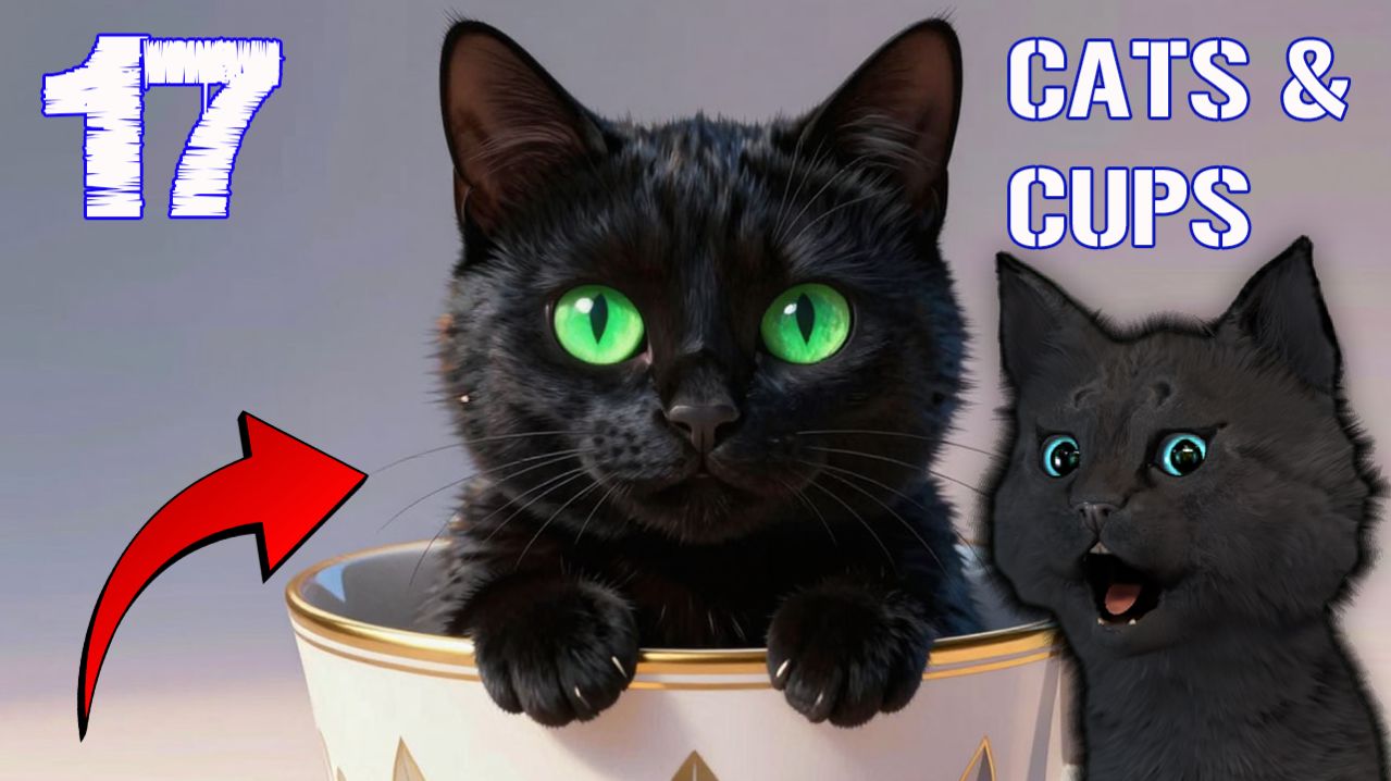 СУПЕР КОТ ЗАРАБОТАЛСЯ В КАФЕ ТОЛЬКО ДЛЯ КОТОВ #17 🐱 СУПЕР КОТ  Cats & Cups