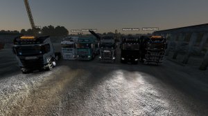 Euro Truck Simulator 2 Конвой со стримером на YouTube leonxzet 3. Блестящая Scania S770 V8.