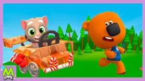 Ми-Ми-Мишки против Говорящего Тома.Погоня за Цыпой и Гонки в Коробках.Кто Лучше и Быстрее