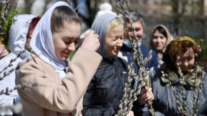 Вход Господень в Иерусалим отмечают православные христиане