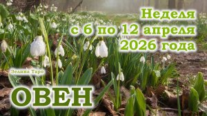 ОВЕН | ТАРО прогноз на неделю с 6 по 12 апреля 2026 года