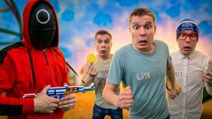 Игра в Кальмара в реальной жизни! *Победит лишь один*