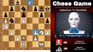 Stockfish18 пожертвовал ладью и коня в партии против «бога» AlphaZero | Stockfish против AlphaZero р