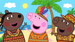 УДАЛЕННАЯ СЕРИЯ Свинка Пеппа! Необитаемый остров