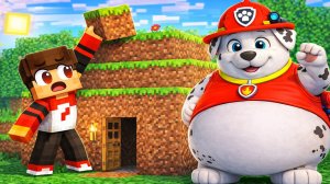 Я ВСТРЕТИЛ ТОЛСТОГО МАРШАЛА И ПОСТРОИЛ ЕМУ ДОМ  В МАЙНКРАФТЕ!