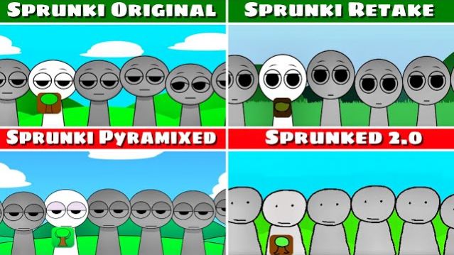 МОЙ SPRUNKI — СМЕШАЙ ВСЕ: SPRUNKI ОРИГИНАЛЬНЫЕSPRUNKI RETAKE SPRUNKI PYRAMIXED