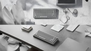 Бетонная клавиатура с настраиваемыми переключателями