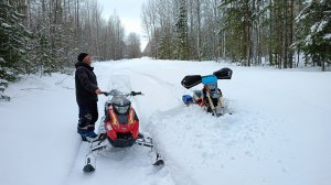 СНЕГОХОД НЕ ЕДЕТ! СНОУБАЙК ПЛЫВËТ!