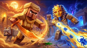 Коалиция пустыни против армии Фараона Хаска Майнкрафт