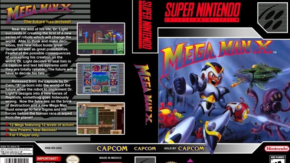 Super Nintendo (Snes) 16-bit Mega Man X 1 Прохождение
