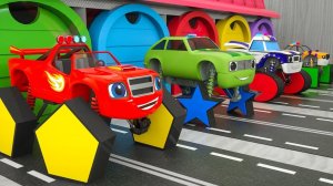 Изучайте формы и цвета вместе с Блейзом и другими монстрами-машинами