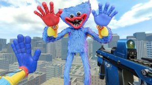 Я НЕ МОГУ УБЕЖАТЬ ОТ СТРАШНОГО ХАГГИ ВАГГИ ИЗ POPPY PLAYTIME… ОН ВЕЗДЕ В ГОРОДЕ! | GARRY’S MOD