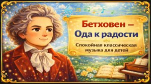 Бетховен – Ода к радости (Симфония No. 9) 🎻 Классическая музыка для детей - Слушать онлайн