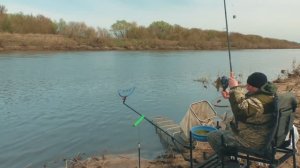 Рыбалка на реке Дон в апреле Ловля на фидер весной!